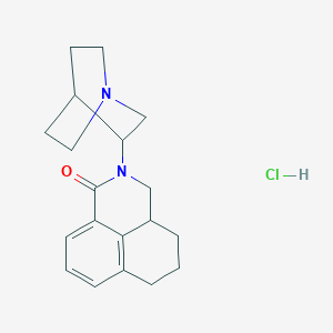 molecular formula C19H25ClN2O B2806635 (R,S)-Palonosetron HCl CAS No. 119904-90-4; 135729-62-3; 135729-74-7