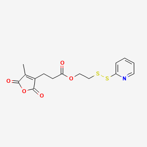 2-(Pyridin-2-yldisulfanyl)ethyl 3-(4-methyl-2,5-dioxofuran-3-yl)propanoate