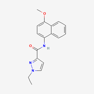 1-ethyl-N-(4-methoxynaphthalen-1-yl)-1H-pyrazole-3-carboxamide