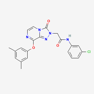 B2806692 N-(3-chlorophenyl)-2-[8-(3,5-dimethylphenoxy)-3-oxo[1,2,4]triazolo[4,3-a]pyrazin-2(3H)-yl]acetamide CAS No. 1251678-82-6