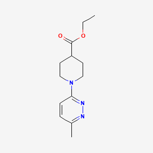 molecular formula C13H19N3O2 B2806743 Ethyl 1-(6-methylpyridazin-3-yl)piperidine-4-carboxylate CAS No. 152665-25-3