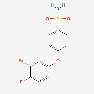 4-(3-Bromo-4-fluorophenoxy)benzenesulfonamide