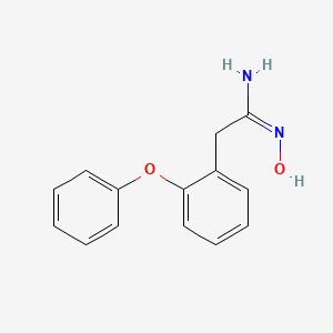 N-Hydroxy-2-(2-phenoxy-phenyl)-acetamidine