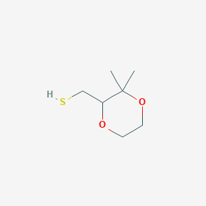 (3,3-Dimethyl-1,4-dioxan-2-yl)methanethiol
