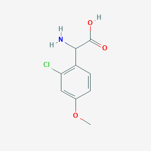 2-(2-Chloro-4-methoxyphenyl)-DL-glycine