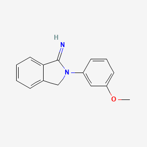 2-(3-methoxyphenyl)-3H-isoindol-1-imine