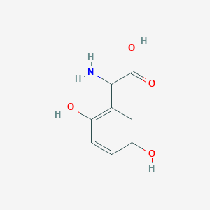 2-Amino-2-(2,5-dihydroxyphenyl)acetic acid