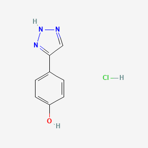 4-(1H-1,2,3-triazol-4-yl)phenol hydrochloride