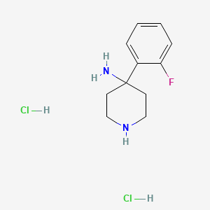 4-(2-Fluorophenyl)piperidin-4-amine dihydrochloride