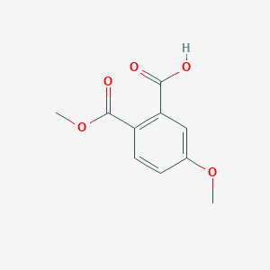 molecular formula C10H10O5 B2806864 5-Methoxy-2-methoxycarbonylbenzoic acid CAS No. 681469-62-5