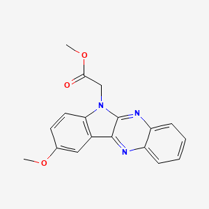 Methyl 2-(9-methoxyindolo[3,2-b]quinoxalin-6-yl)acetate