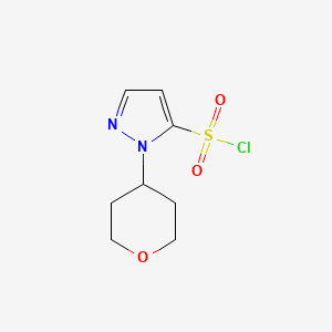 1-(Oxan-4-yl)-1H-pyrazole-5-sulfonyl chloride