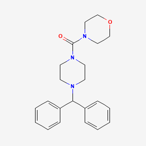 (4-Benzhydrylpiperazin-1-yl)(morpholino)methanone
