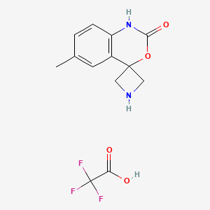 6-Methylspiro[1H-3,1-benzoxazine-4,3'-azetidine]-2-one;2,2,2-trifluoroacetic acid