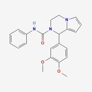 1-(3,4-dimethoxyphenyl)-N-phenyl-3,4-dihydropyrrolo[1,2-a]pyrazine-2(1H)-carboxamide