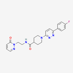 1-(6-(4-fluorophenyl)pyridazin-3-yl)-N-(2-(6-oxopyridazin-1(6H)-yl)ethyl)piperidine-4-carboxamide
