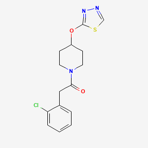 1-(4-((1,3,4-Thiadiazol-2-yl)oxy)piperidin-1-yl)-2-(2-chlorophenyl)ethan-1-one
