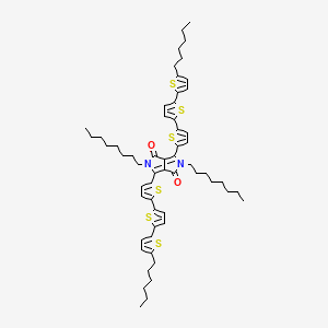 2,5-Dioctyl-3,6-bis-(5''-N-hexyl-[2,2',5',2'']terthiophen-5-yl)-pyrrolo[3,4-c]pyrrole-1,4-dione