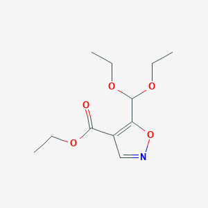 5-Diethoxymethyl-isoxazole-4-carboxylic acid ethyl ester