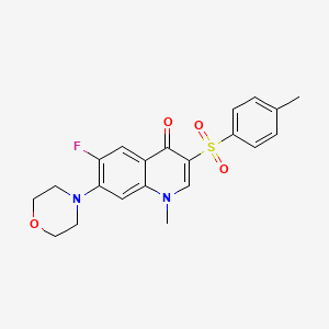 6-fluoro-1-methyl-7-morpholino-3-tosylquinolin-4(1H)-one