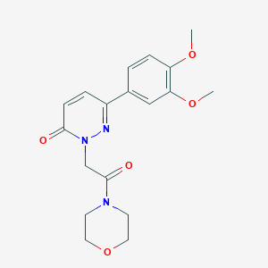 6-(3,4-dimethoxyphenyl)-2-(2-morpholino-2-oxoethyl)pyridazin-3(2H)-one