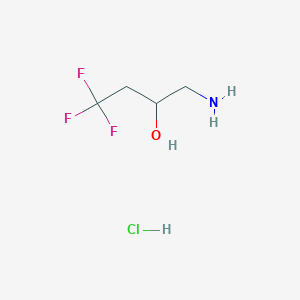 1-Amino-4,4,4-trifluorobutan-2-ol;hydrochloride