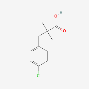 molecular formula C11H13ClO2 B2807094 3-(4-Chlorophenyl)-2,2-dimethylpropanoic acid CAS No. 57145-14-9