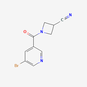 1-(5-Bromonicotinoyl)azetidine-3-carbonitrile