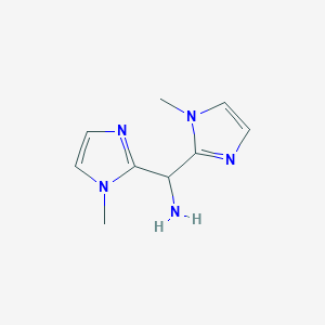 bis(1-methyl-1H-imidazol-2-yl)methanamine