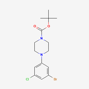 Tert-butyl 4-(3-bromo-5-chlorophenyl)piperazine-1-carboxylate