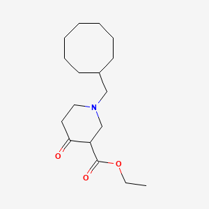 Ethyl 1-(cyclooctylmethyl)-4-oxopiperidine-3-carboxylate
