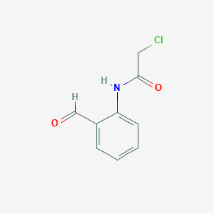 2-chloro-N-(2-formylphenyl)acetamide