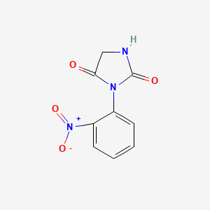 3-(2-Nitrophenyl)imidazolidine-2,4-dione