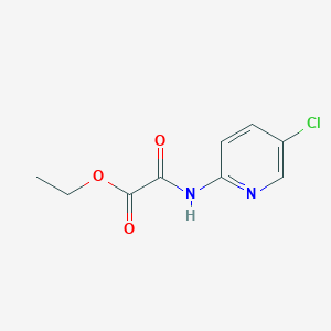 molecular formula C9H9ClN2O3 B2807201 Ethyl 2-((5-chloropyridin-2-yl)amino)-2-oxoacetate CAS No. 349125-08-2