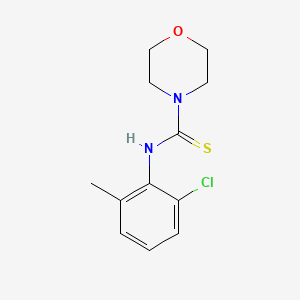 molecular formula C12H15ClN2OS B2807205 N-(2-chloro-6-methylphenyl)morpholine-4-carbothioamide CAS No. 883045-81-6