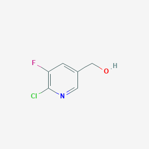 molecular formula C6H5ClFNO B2807235 (6-CHLORO-5-FLUOROPYRIDIN-3-YL)METHANOL CAS No. 1174028-24-0