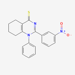 2-(3-nitrophenyl)-1-phenyl-5,6,7,8-tetrahydroquinazoline-4(1H)-thione
