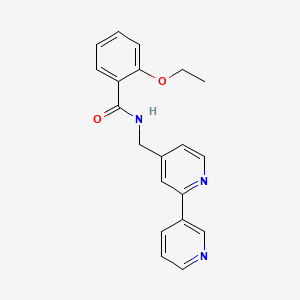 molecular formula C20H19N3O2 B2807258 N-({[2,3'-bipyridine]-4-yl}methyl)-2-ethoxybenzamide CAS No. 1903087-26-2