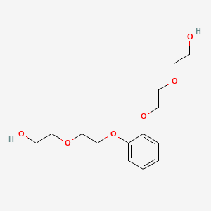 molecular formula C14H22O6 B2807268 2-[2-[2-[2-(2-Hydroxyethoxy)ethoxy]phenoxy]ethoxy]ethanol CAS No. 41757-99-7