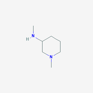 molecular formula C7H16N2 B2807293 N,1-dimethylpiperidin-3-amine CAS No. 4606-66-0; 50534-49-1