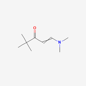 molecular formula C9H17NO B2807298 1-(Dimethylamino)-4,4-dimethylpent-1-en-3-one CAS No. 6135-14-4