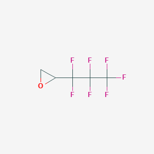 molecular formula C5H3F7O B2807395 2-(heptafluoropropyl)oxirane CAS No. 51035-20-2