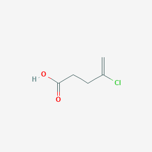 molecular formula C5H7ClO2 B2807426 4-chloropent-4-enoic acid CAS No. 58435-01-1