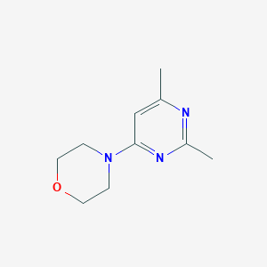 molecular formula C10H15N3O B2807518 4-(2,6-Dimethylpyrimidin-4-yl)morpholine CAS No. 22177-61-3