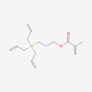 molecular formula C16H26O2Si B2807529 3-(Triallylsilyl)propyl Methacrylate (stabilized with MEHQ) CAS No. 1990509-31-3