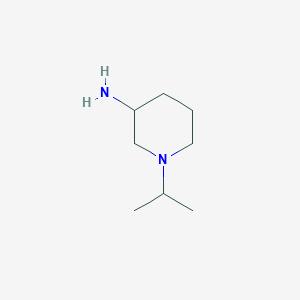 molecular formula C8H18N2 B2807570 1-Isopropylpiperidin-3-amine CAS No. 857373-37-6