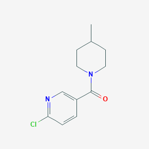 2-Chloro-5-(4-methylpiperidine-1-carbonyl)pyridine