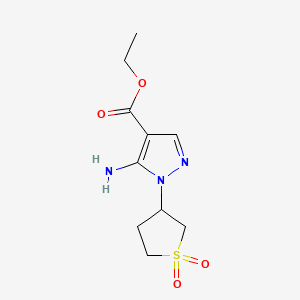 Ethyl 5-amino-1-(1,1-dioxothiolan-3-yl)pyrazole-4-carboxylate
