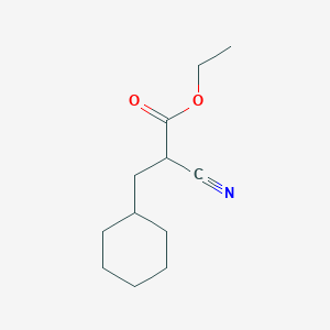 molecular formula C12H19NO2 B2807608 Ethyl 2-Cyano-3-cyclohexylpropanoate CAS No. 78811-40-2