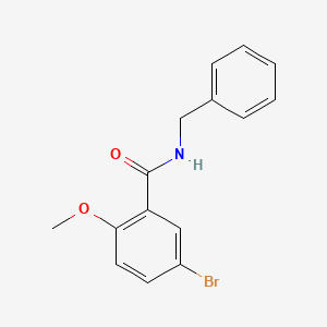 molecular formula C15H14BrNO2 B2807648 N-benzyl-5-bromo-2-methoxybenzamide CAS No. 831252-42-7
